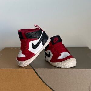 ❣️Nike Air Jordan 1 Retro OG Crib Bootie ‘Satin Snake’ Sneakers - SZ 2 C